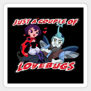 Couples Gnome Love Bug Ladybug Magnet